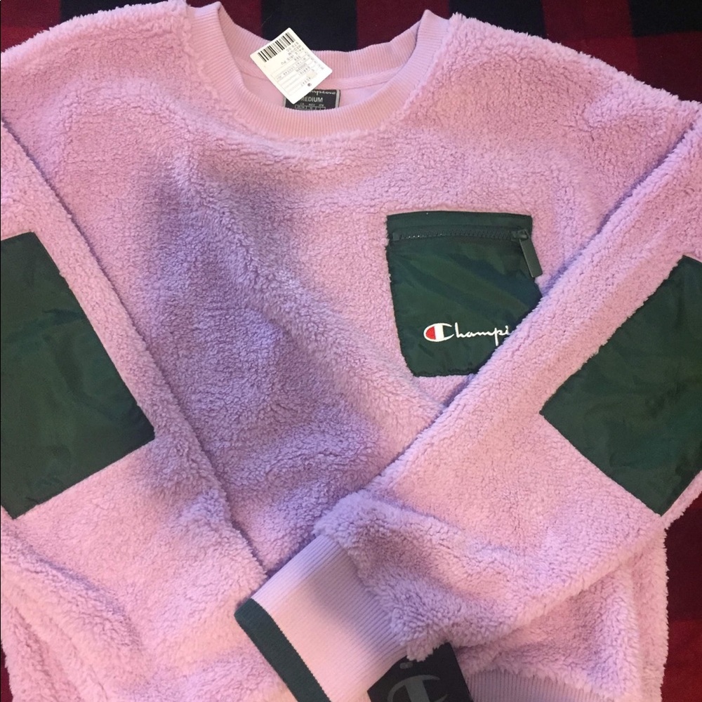 Champion fuzzy sweater